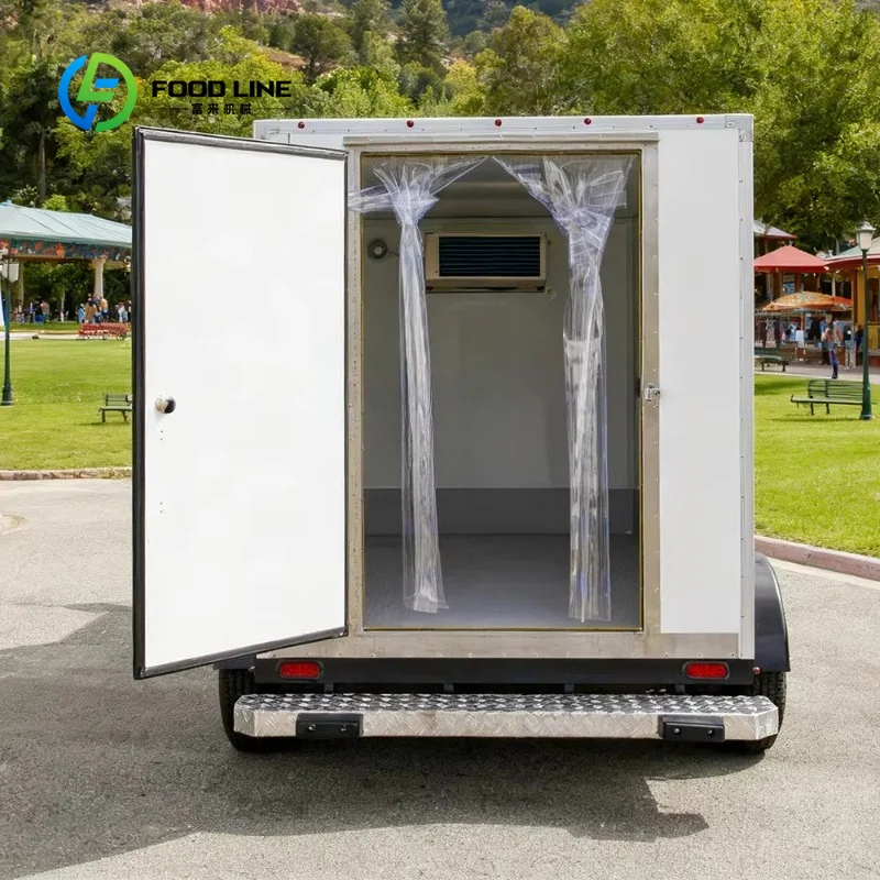 Customized Insulated Box Trailer With Compressor Cooling System For Frozen Seafood Delivery Bulk Purchase Good Price Offer