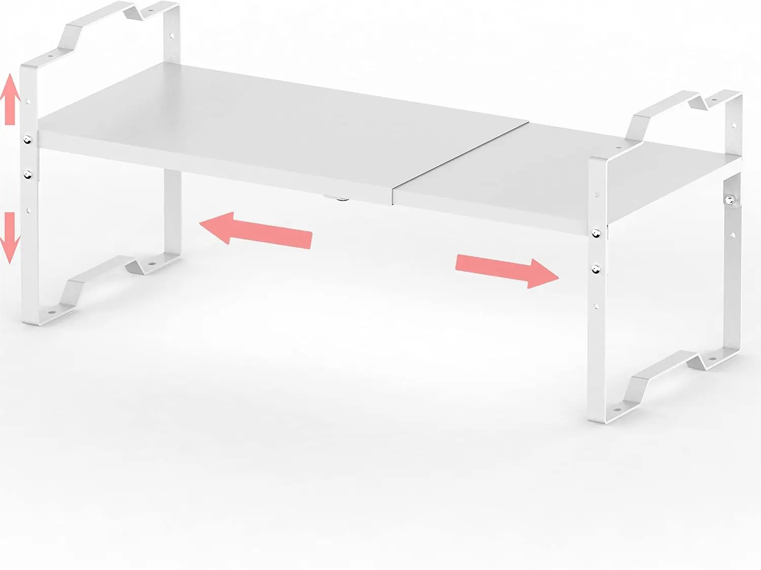 

Expandable Shelf for Cabinet Organizer Adjustable Stackable Spice Rack at Kitchen and Bathroom M , Counter Countertop C