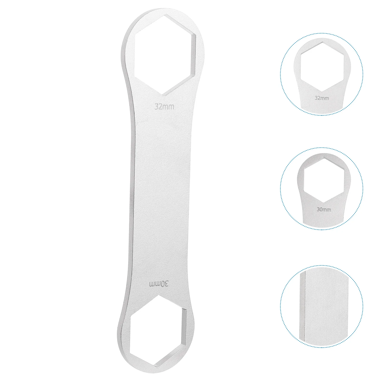 

Stainless Steel Double Head Front Fork Spanner 30 32mm Wrench Front Fork Remover Bike Repair Tool Accessories