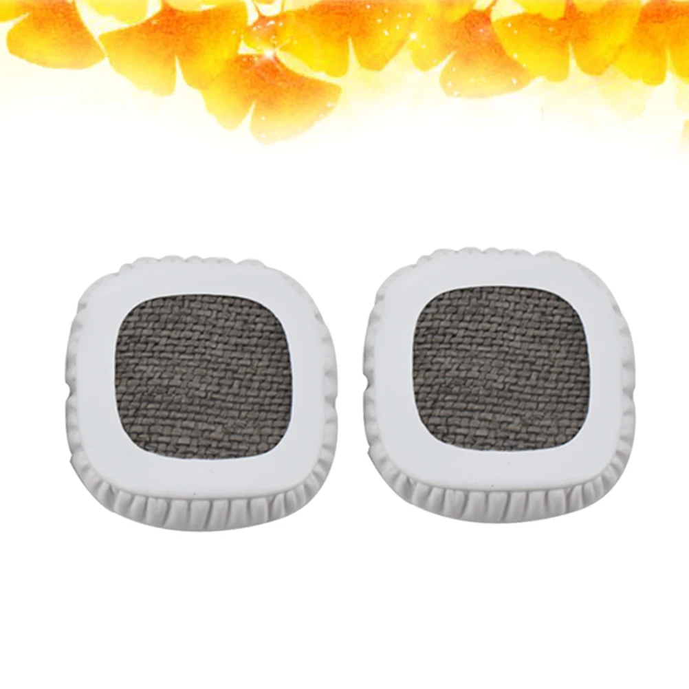 

Simple Square Headphone Pads 68x68mm White PU Foam Compatible MAJOR On Ear Bass Improvement Replacement Cushions Earphone