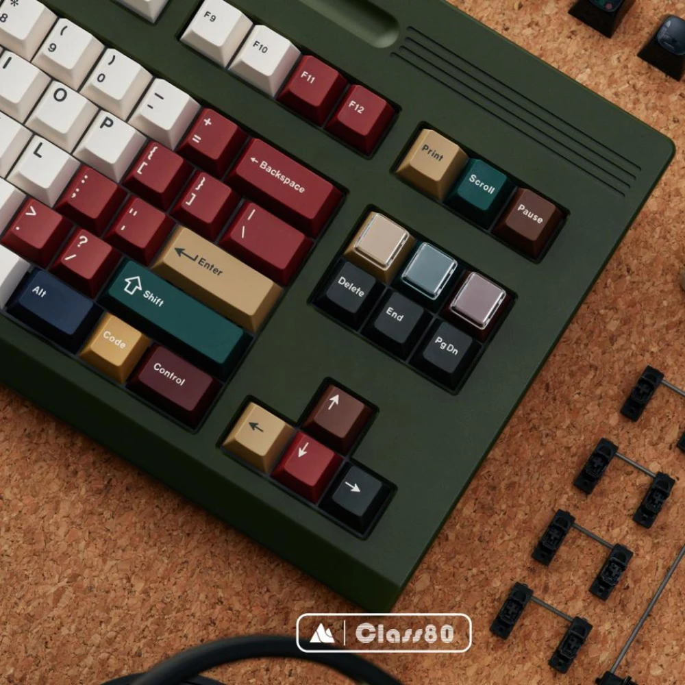 Imagem -03 - Studio-retro Alumínio Kit Teclado Mecânico com Fio Junta Interruptor Quente Solenóide e Buzzer Teclado Personalizado do Jogo Clássico 80r2 mm