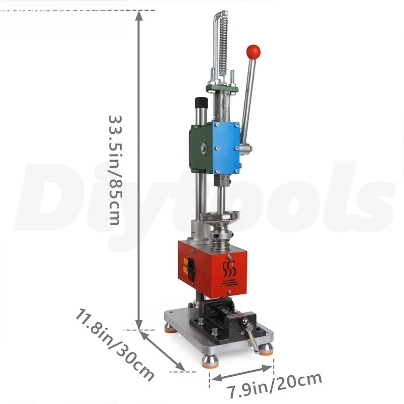 Small Desktop Manual Vertical Injection Molding Machine Laboratory Proofing Plastic Molding Machine Electric Rubber Extruder