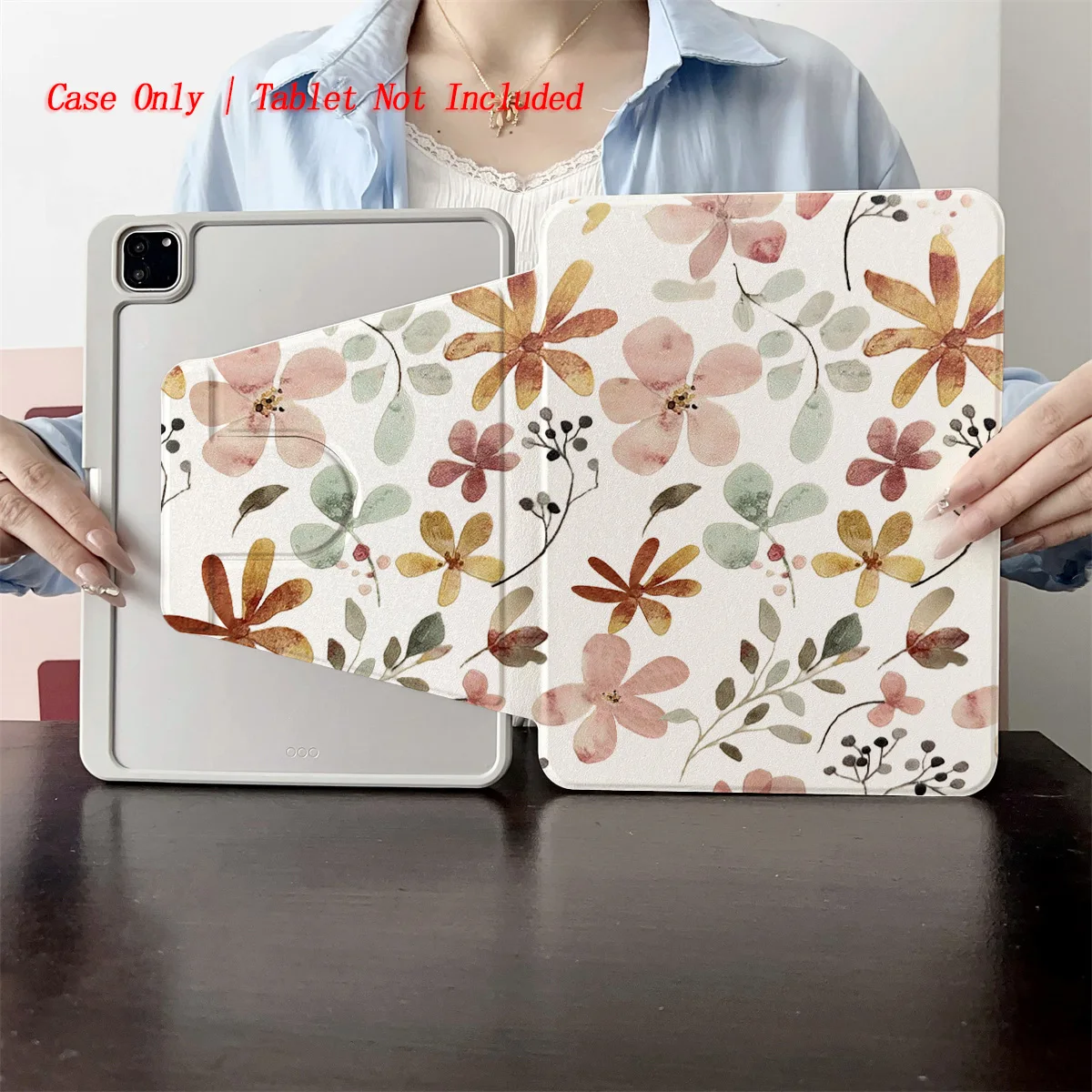 

Fresh Various Little Flower Prints iPad Case for Mini 7 8.3/6 8.3 Shockproof Silicone Bumper with Stand