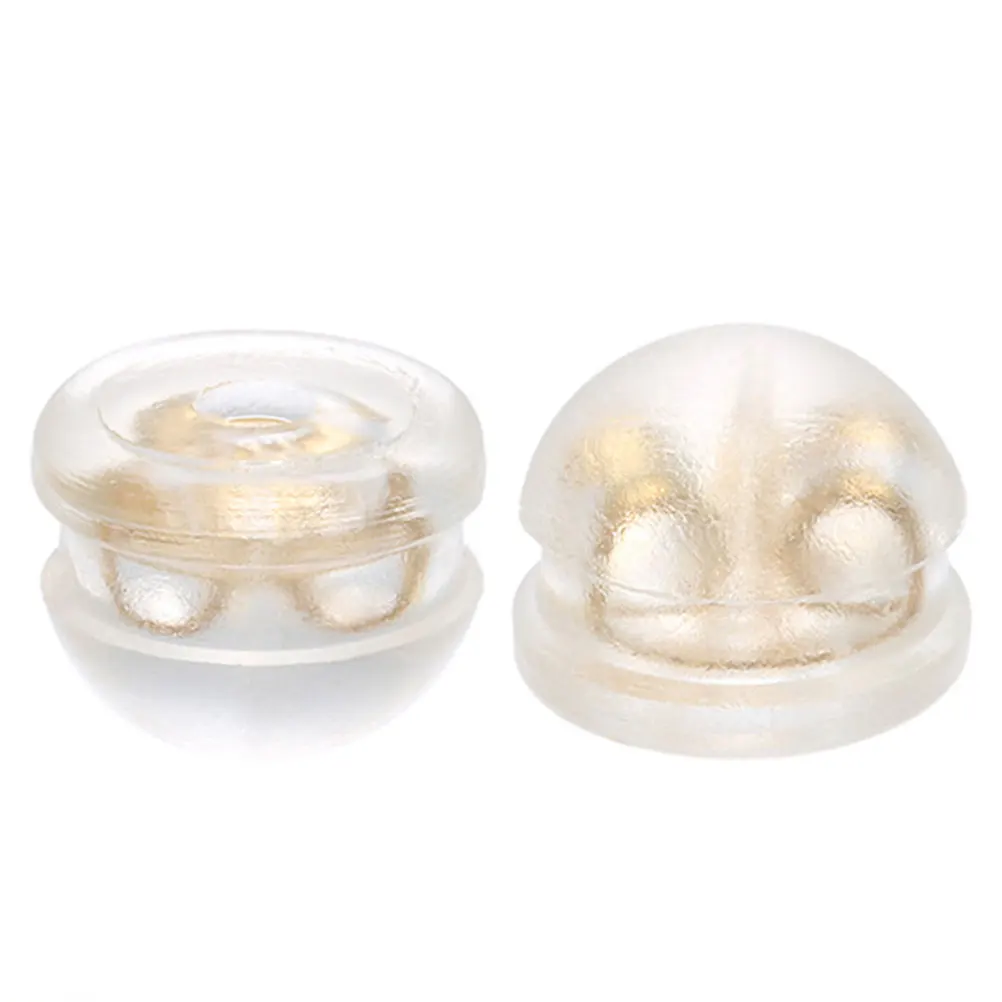 

20Pcs Clear Silicone Earring Safety Backs Flexible Comfortable Ear Stud Replacement Stoppers Secure Fit for Post and Hook
