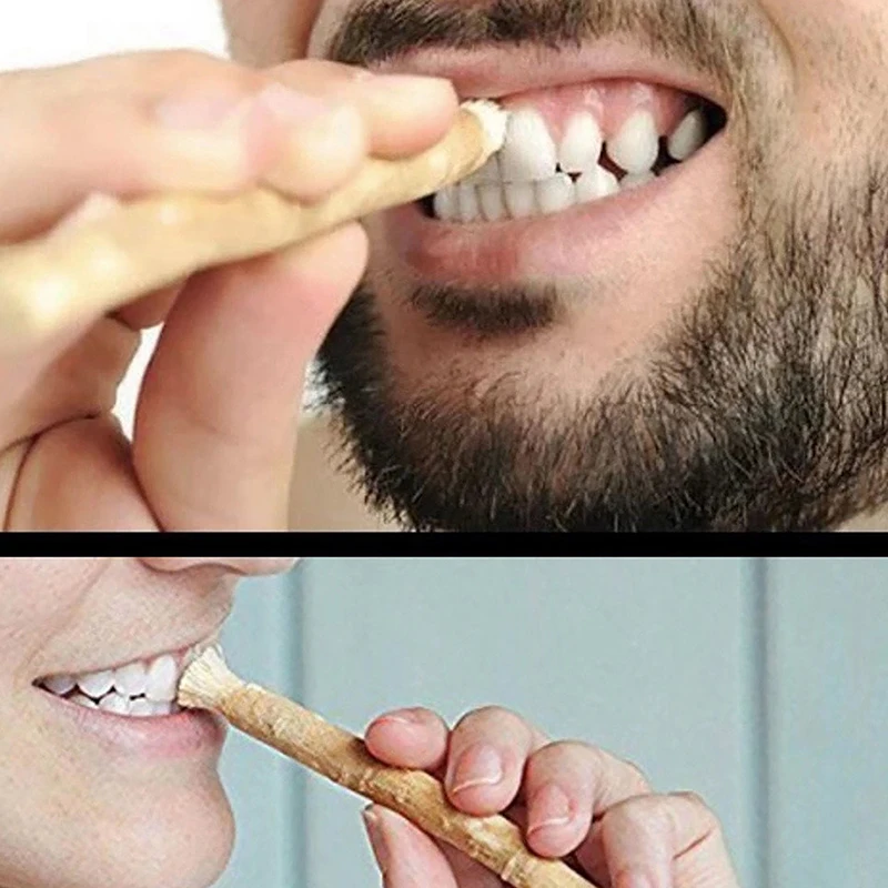 1Pcs Portable Miswak Siwak Natural Toothbrush Misvak Miswaak Teeth Traditional Arak Travel Whitener Toothbrush Manual Whitener