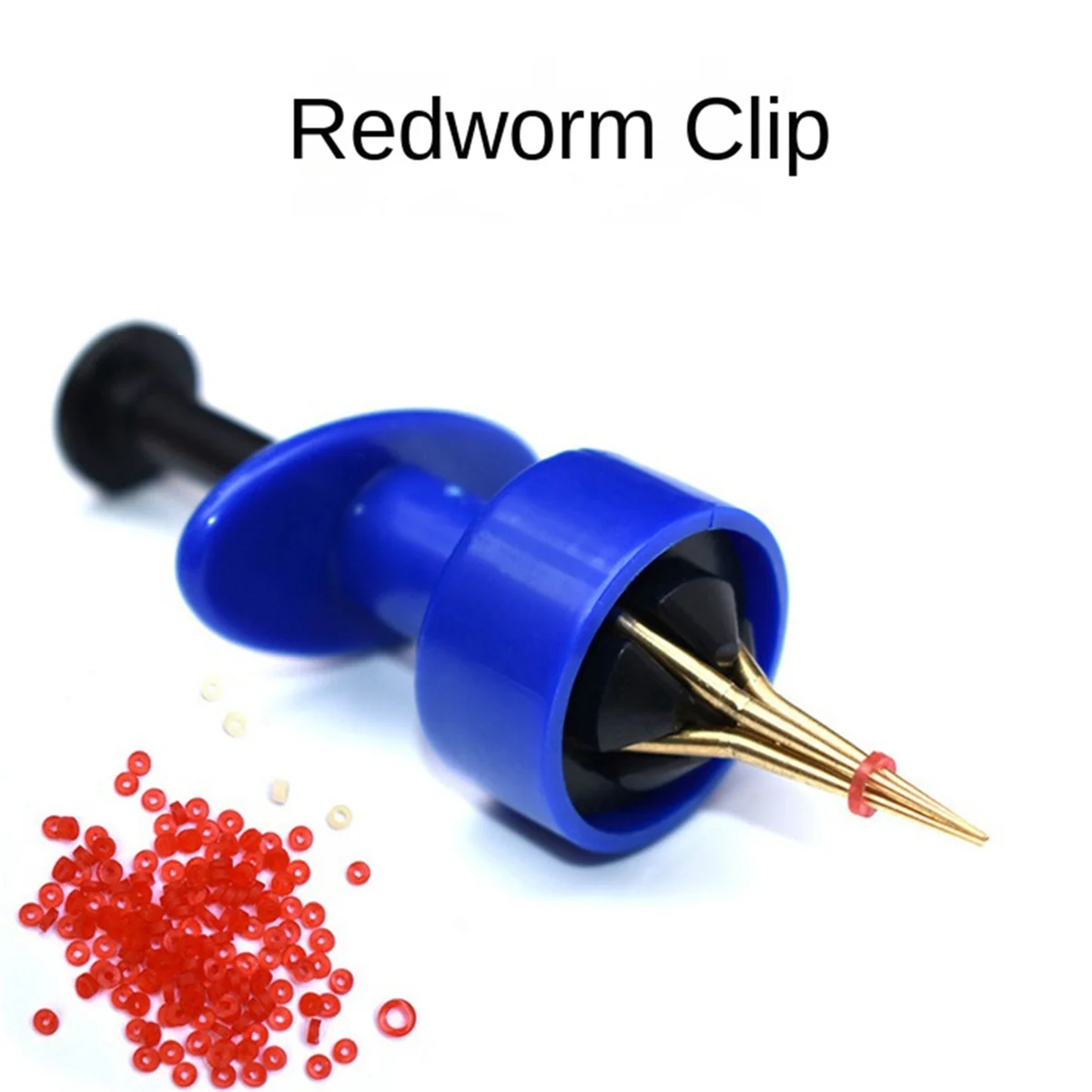 Red Worm Clip Baiter Red Worm Baiter Live Bait Bundler Fishing Gear Fishing Supplies (Random Colors)