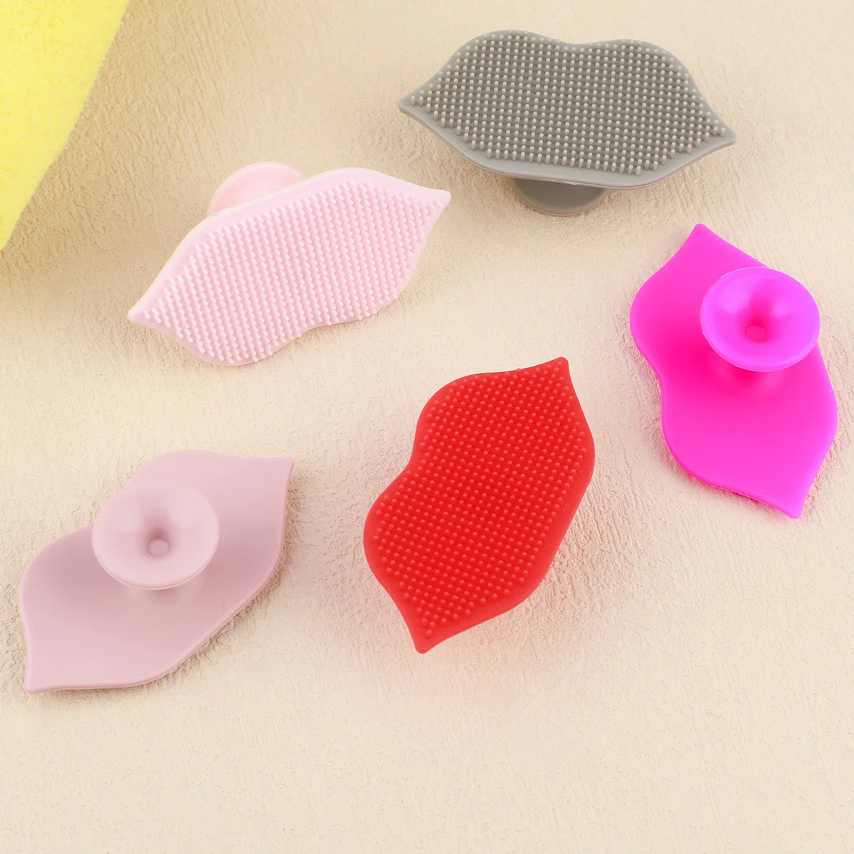 سيليكون الشفاه التقشير فرشاة تنظيف الوجه فرك الوجه الأنف فرشاة تنظيف مزيل الرؤوس السوداء أداة العناية بالبشرة الجمال