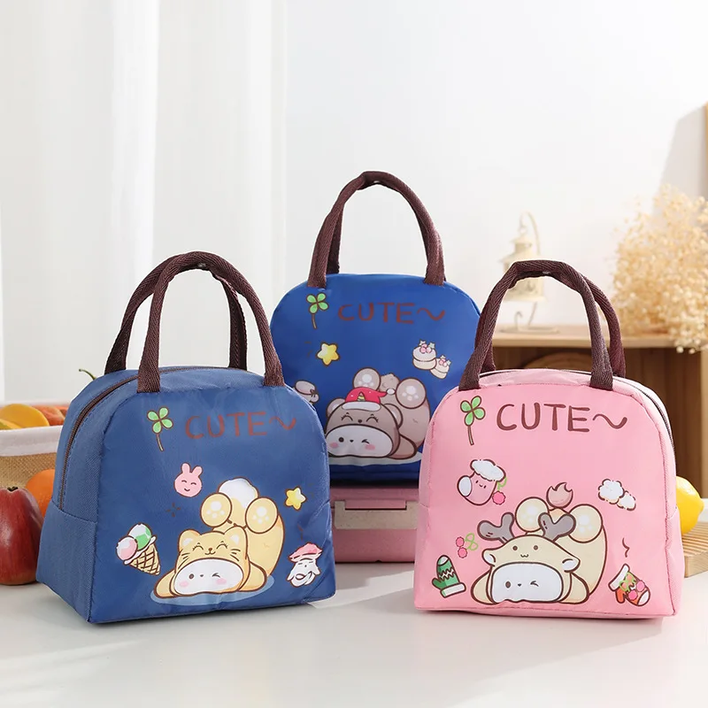 Lunch Bag Camping Lunch Box Travel Student Lunch Box Bag Aluminum Foil Office Worker Insulated Bag