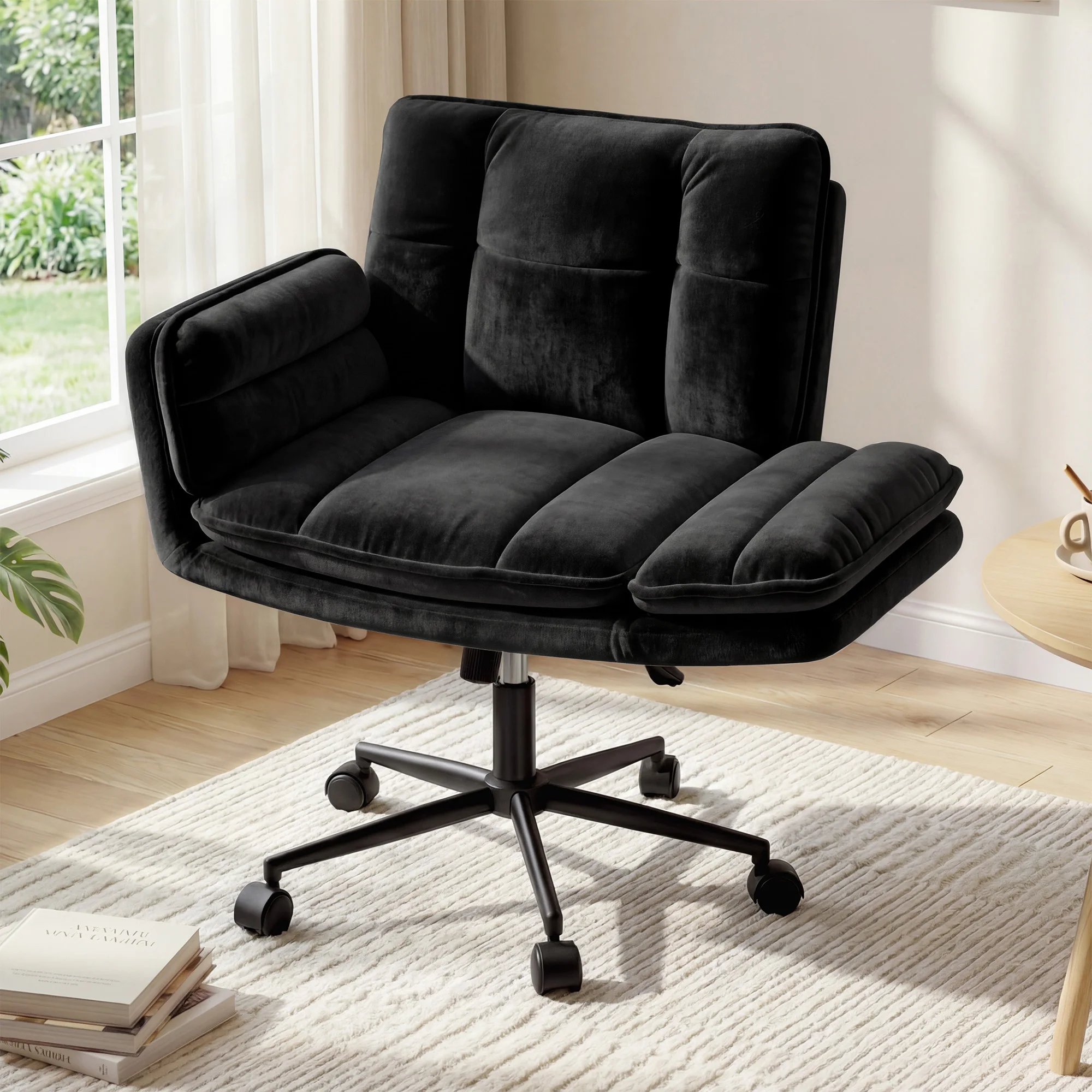 Krzesło krzyżowe na kółkach, e – Office X Furniture recenzja i cena