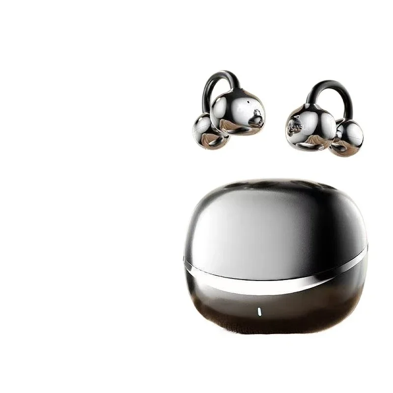 

Bluetooth headset ear clip AI intelligent translation W105 new open anti-noise sports long battery life