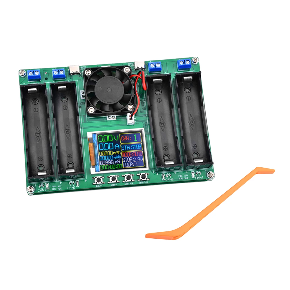 Imagem -05 - Testador de Capacidade da Bateria de Lítio Resistência Interna Automática Mah Mwh Bateria Digital Módulo Detector de Energia 18650