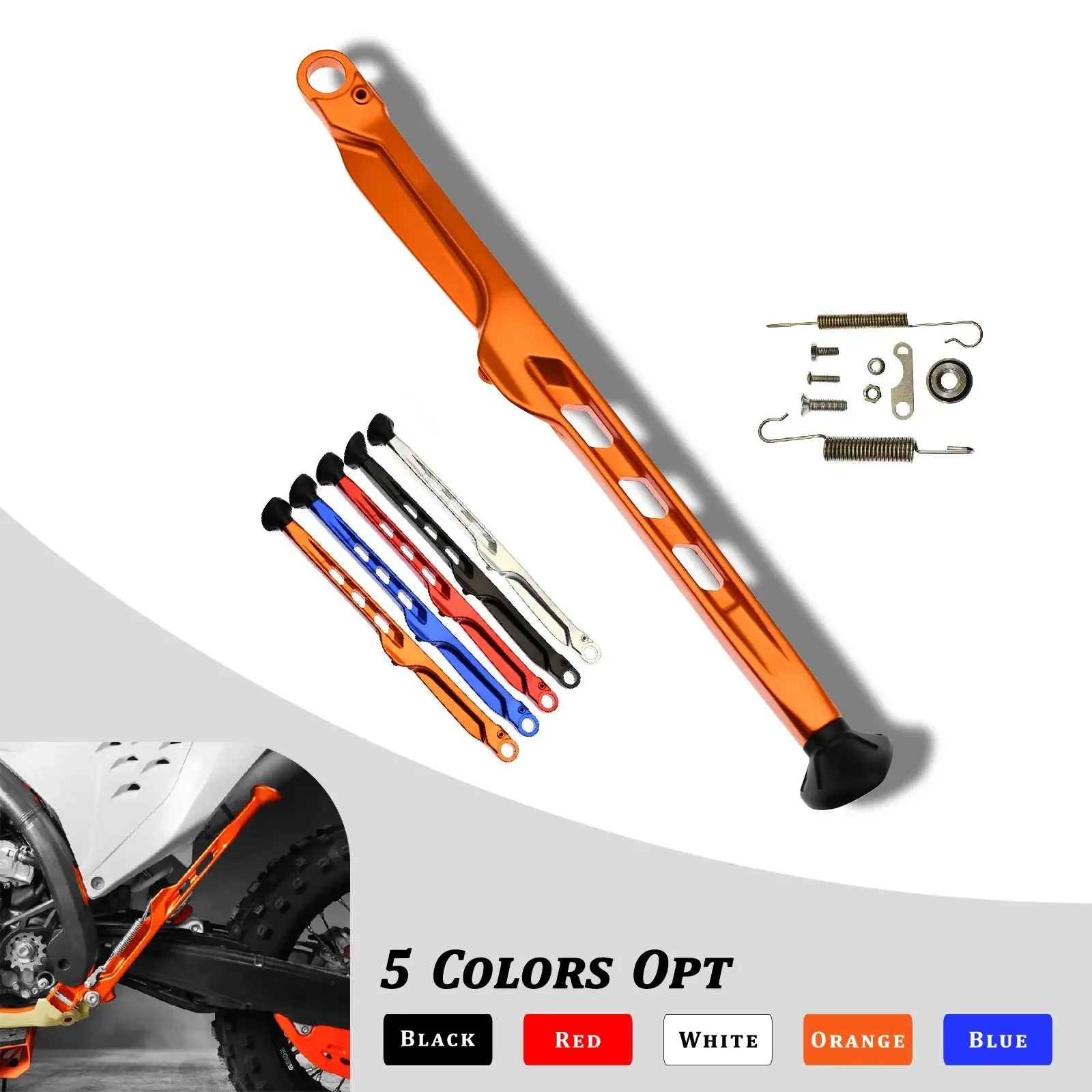 Motocross Kickstand Side Stand Kickstand Spring For KTM 125 150 250 300 350 450  EXC EXCF XCW XCF-W XC XCF 2023 2024 Enduro