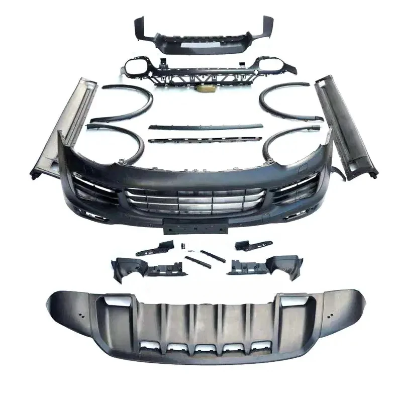 

New Condition Front Bumper Skid Plate Asembly Body Kits Cayen 958.2 Turb GT Style 2015-17