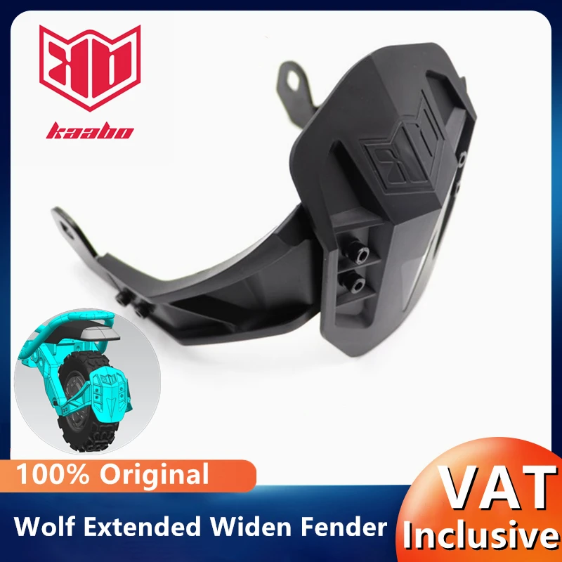 Original Extended Widen Fender For Kaabo Wolf Warrior Wolf King Series GTR Electric Scooter Extended Mudguard Set Accessories