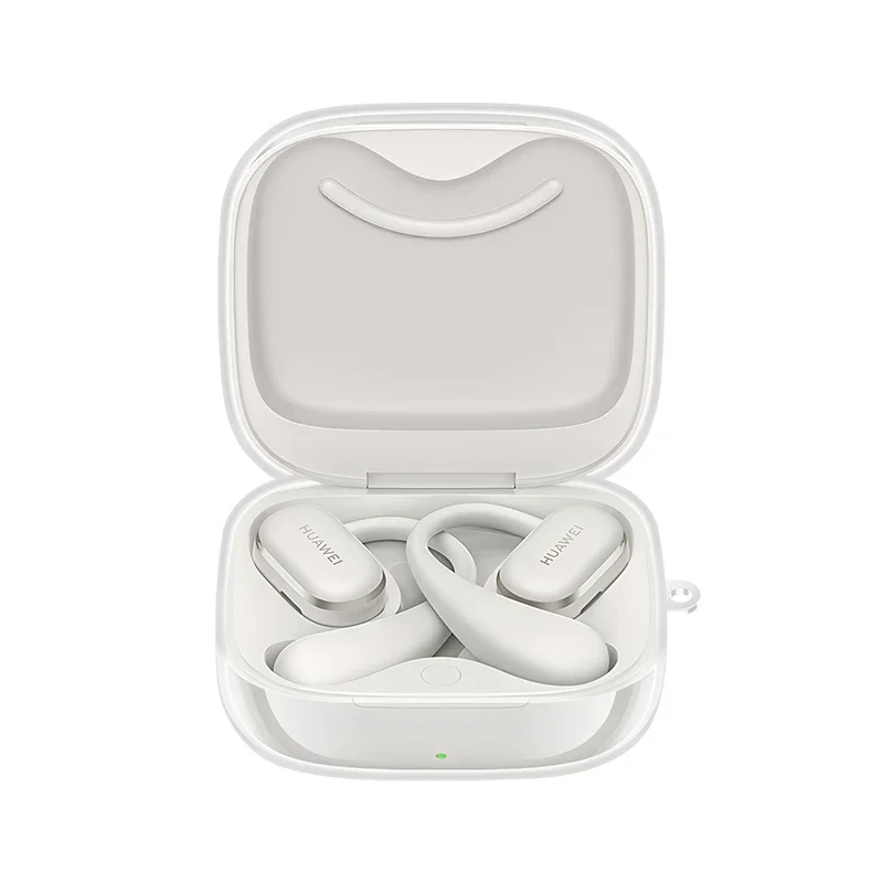Transparente Hülle für Huawei FreeArc Kabellose Bluetooth-Kopfhörer, Minimalistisches Abnehmbares TPU-Stoßfestes Weiches Gehäuse