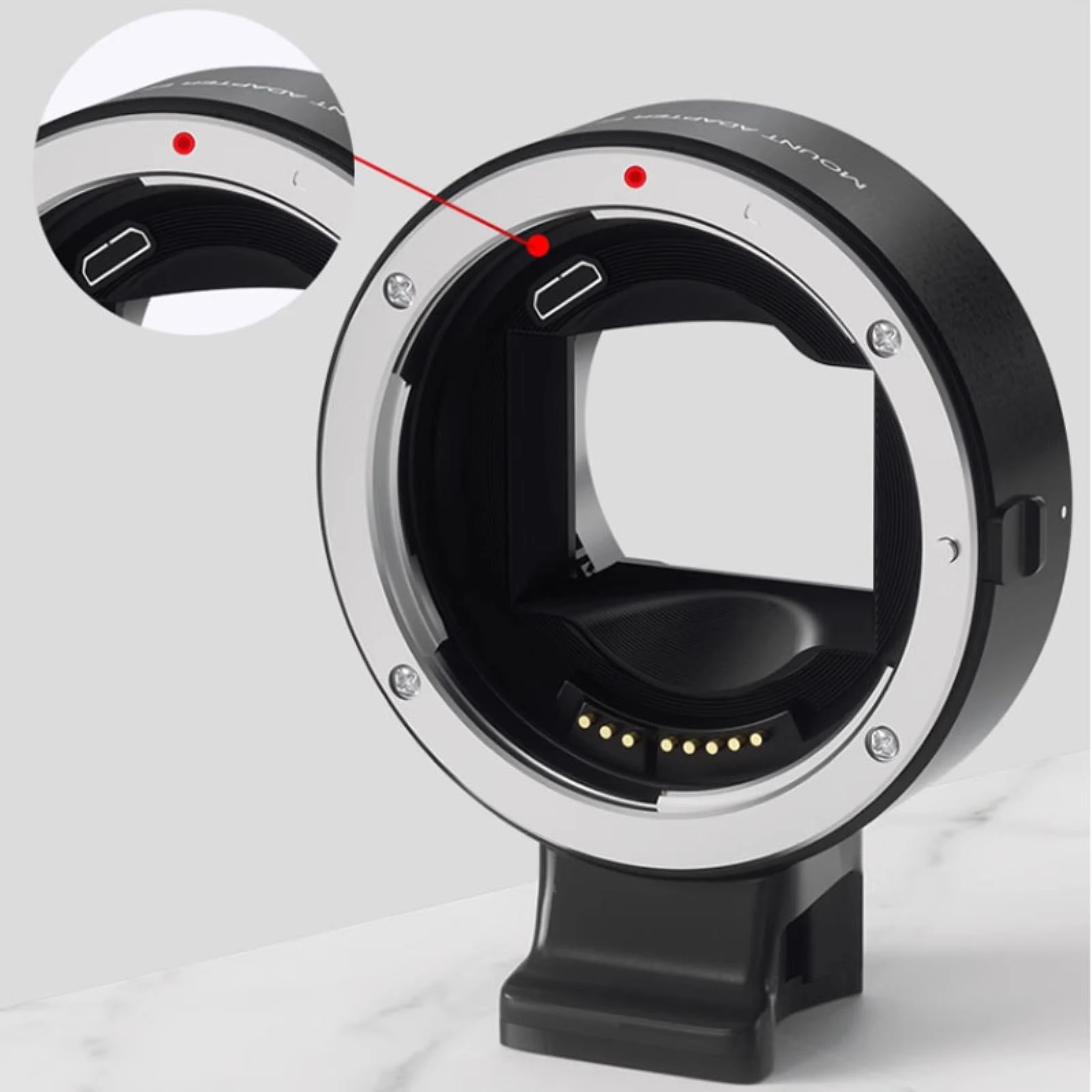 EF-NEX IV Auto Focus Camera Lens Adapter Ring For Canon EF/EF-S Lens to For Sony E-Mount Full Frame Camera Accessories USB Ports