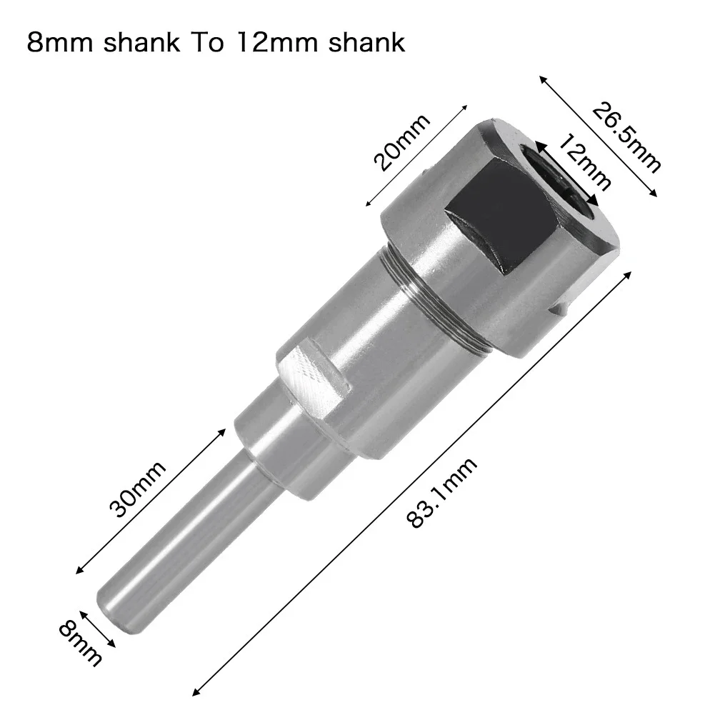 1Pc Shank Router Bit Extension Rod Collet macchina per incidere Extension fresa macchina per incidere asta di estensione utensili elettrici