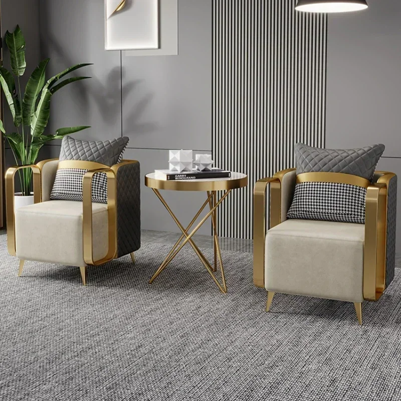 Living Room Single Sofa Dining Chair Victoria Relax Armchair Voven Upholstered Replacement Chairs Booster Nordic Floor Furniture view 2