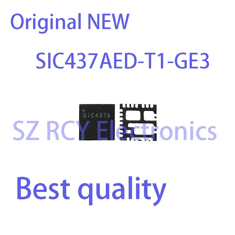 Piezas de Chipset QFN, SIC437AED, SIC437BED, SIC437A, SIC437B, SIC437, 1-5 SIC437AED-T1-GE3, nuevo