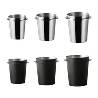 Coffee Dosing Cup 51/54/58mm Coffee Bean Measuring Cups Stainless Steel Replacement Cafe Barista Tool for Espresso Machine