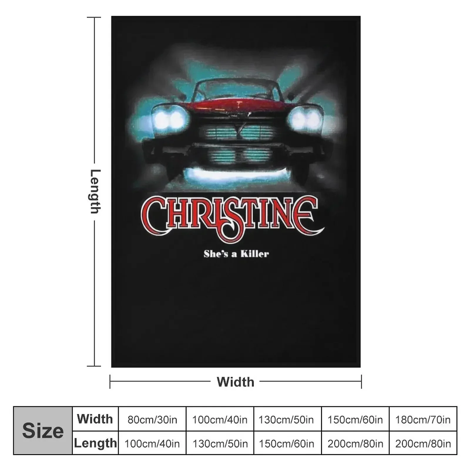 Awesome Movie Car Christine Essential Throw Blanket Baby Plaid Giant Sofa For Sofa Thin Blankets