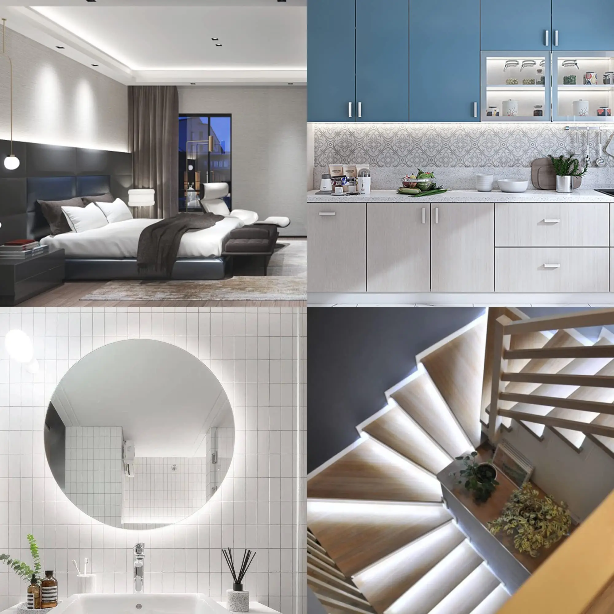 COB 1-3m LED Strip Lights Hand Sweep Sensor Dimmable/Push Switch USB Flexible Diode Tape Lamps For TV Backlight Room Decorations