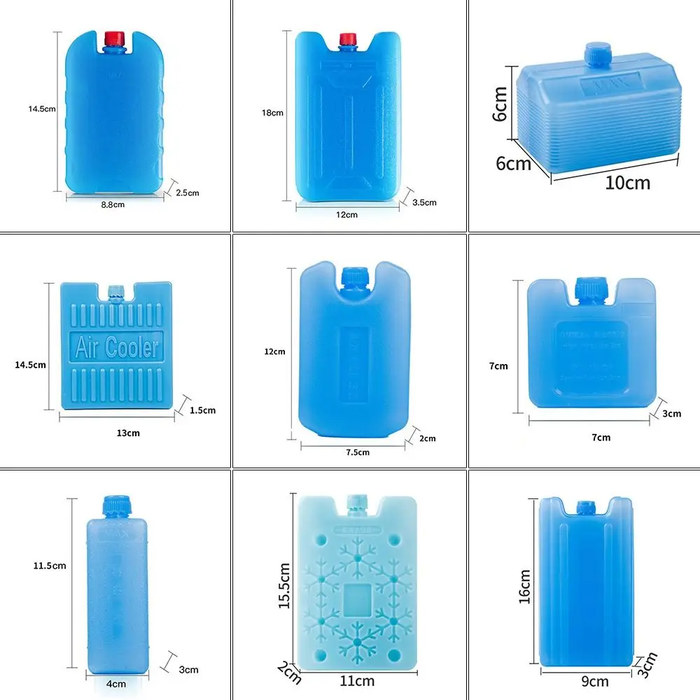 1/2/3PCS PE Ice Box Durable Reusable Keep Fresh Refrigerated Shipping Cooling Box Refrigeration Picnic Cooler Box