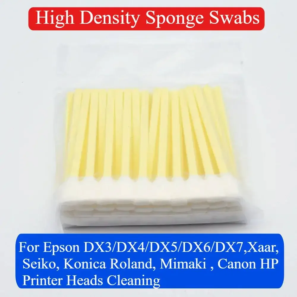 

Printer Clean Sponge Printhead Cleaning Swab Stick Foam Kit For Epson Roland Mimaki Mutoh HP Canon Clean Sponge DTF Solvent Ink