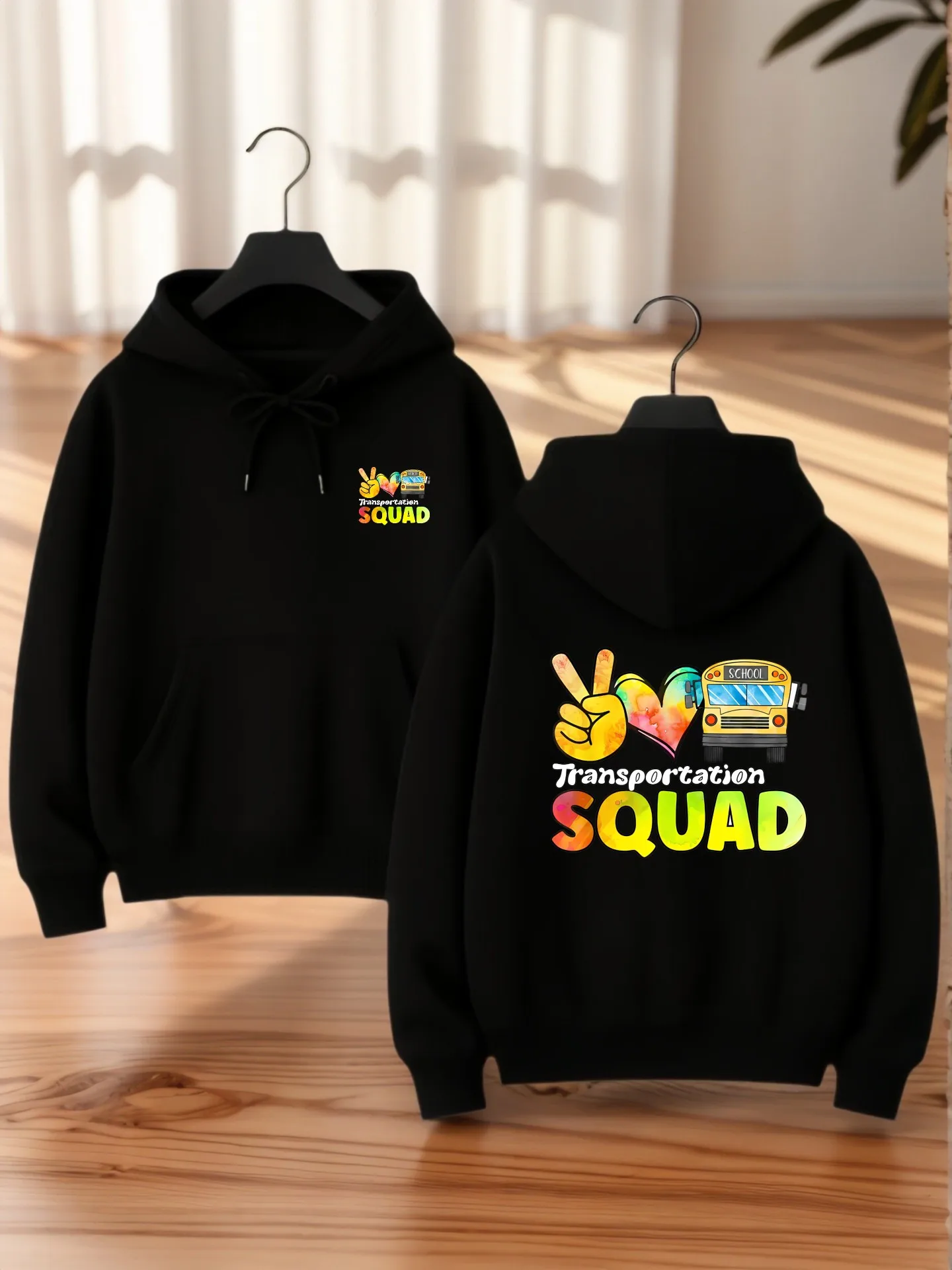 

Graphic Hoodie Women, Cute Cartoon Print, Casual Style, Soft Fabric, Casual Everyday Wear, For Teens