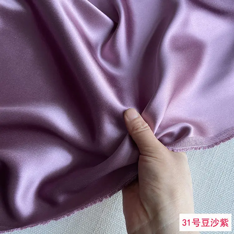 Grade 6A 40 Momme Heavy Silk Soteil Fabric Silk Cheongsam Top and Trousers Dress Fabric