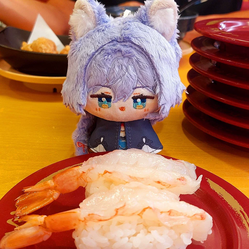 

12 см Аниме-игра Honkai: Star Rail Бай Хэн Кавайи Косплей Мягкая хлопковая кукла-дэнго Брелок Мультяшные мини-фигурки Подарки для фанатов