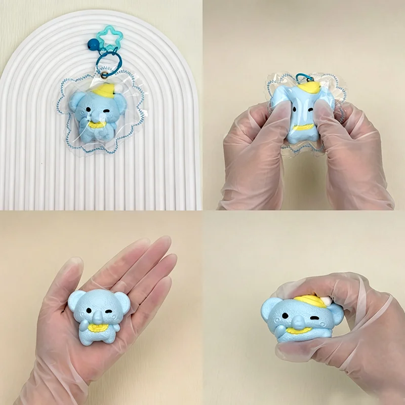 Cute Cat Dog Koala Squeezing Toy Soft Rebound Animal Press Stress Relief Toys Decompression Fun Stress-reduction Gadget Gifts