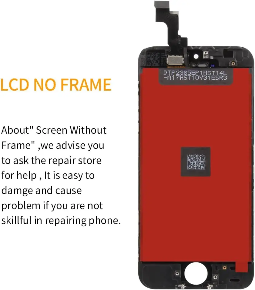 AAA LCD Touch Screen Digitizer Assembly For Iphone 4 4s 5 5s 6 6S Display for iPhone 6 7 8 Plus LCD Replacement Screen with Gift