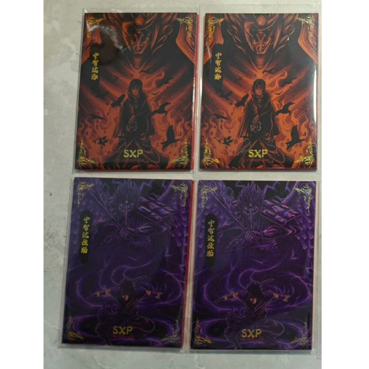 

Карта Наруто второго поколения Учиха Саске SXP Распроданная коллекционная карта Какаши Аниме Периферийные устройства Карта персонажей Редкая