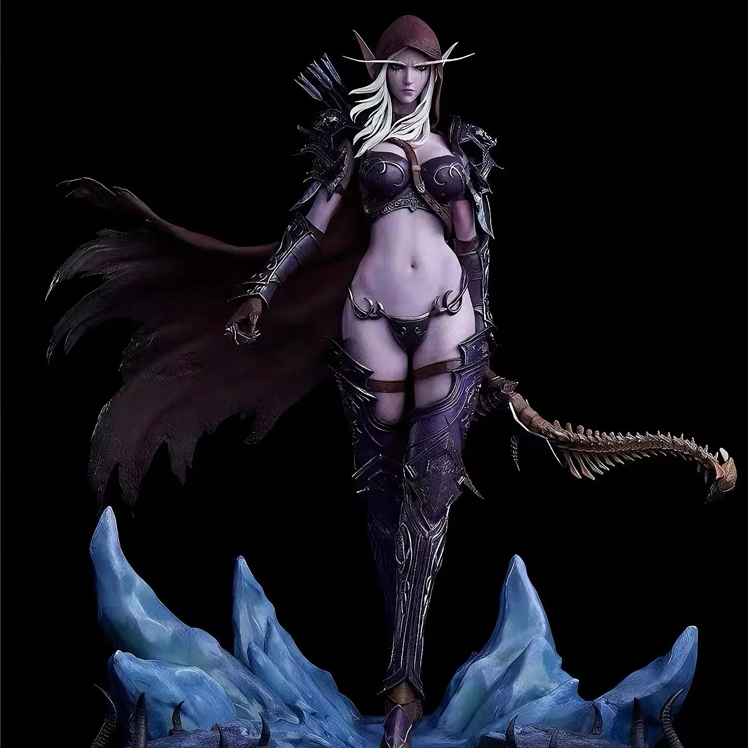 Action Figures World Of Warcraft Figure Sylvanas Windrunner Queen Xi Figurine Collection Statue Model Ornament Toy Birthday Gift