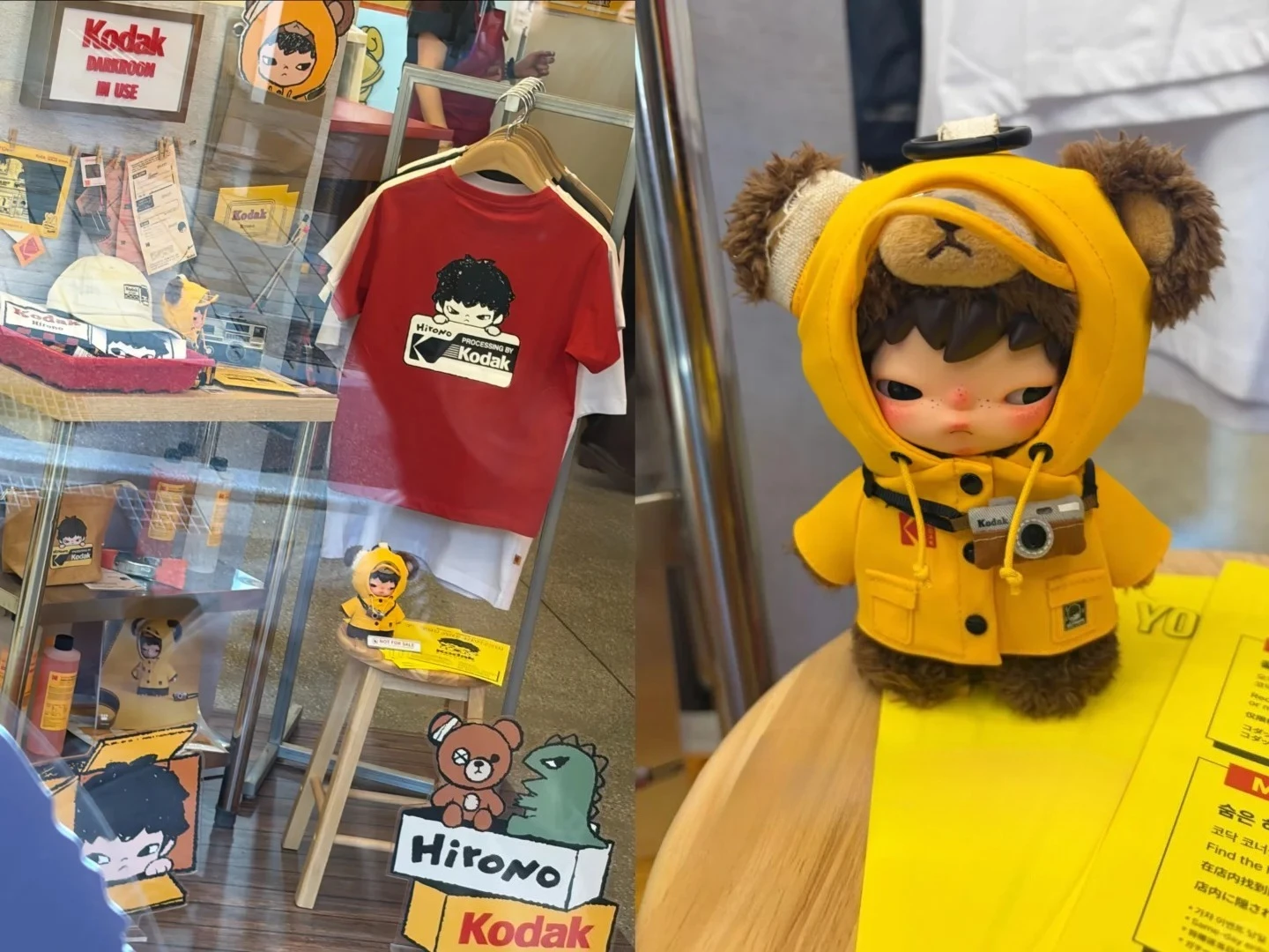 

POP MART Joint Product Limited Edition Hirono Kodak Cute and Interesting Decorative Items A Delightful Surprise Collection Gift
