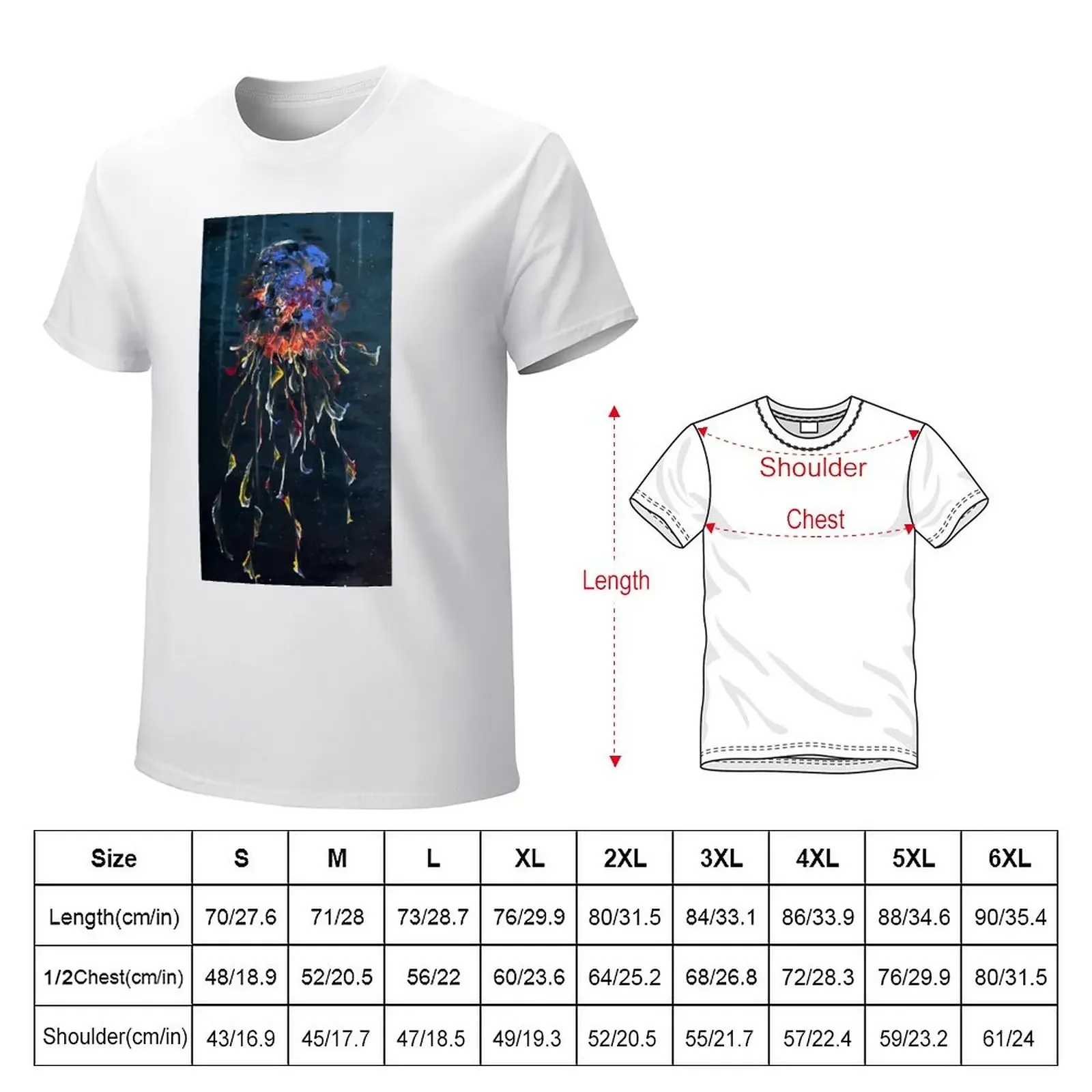 Confident jellyfish T-Shirt kawaii clothes Blouse graphics fruit of the loom mens t shirts