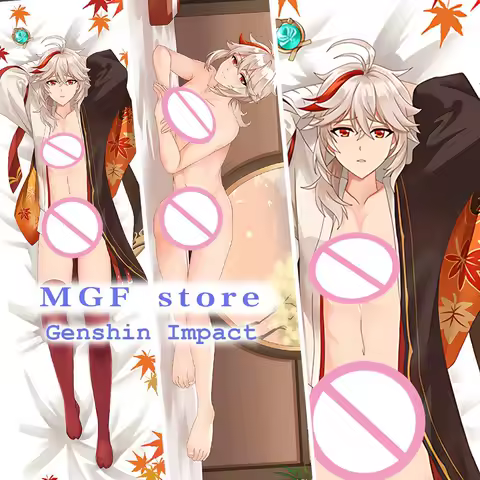 Kaedehara Kazuha Dakimakura Cosplay Anime 2Way Hing Body Cushion Case Otaku Gifts Decorative Pillows For Sofa Pillowcase