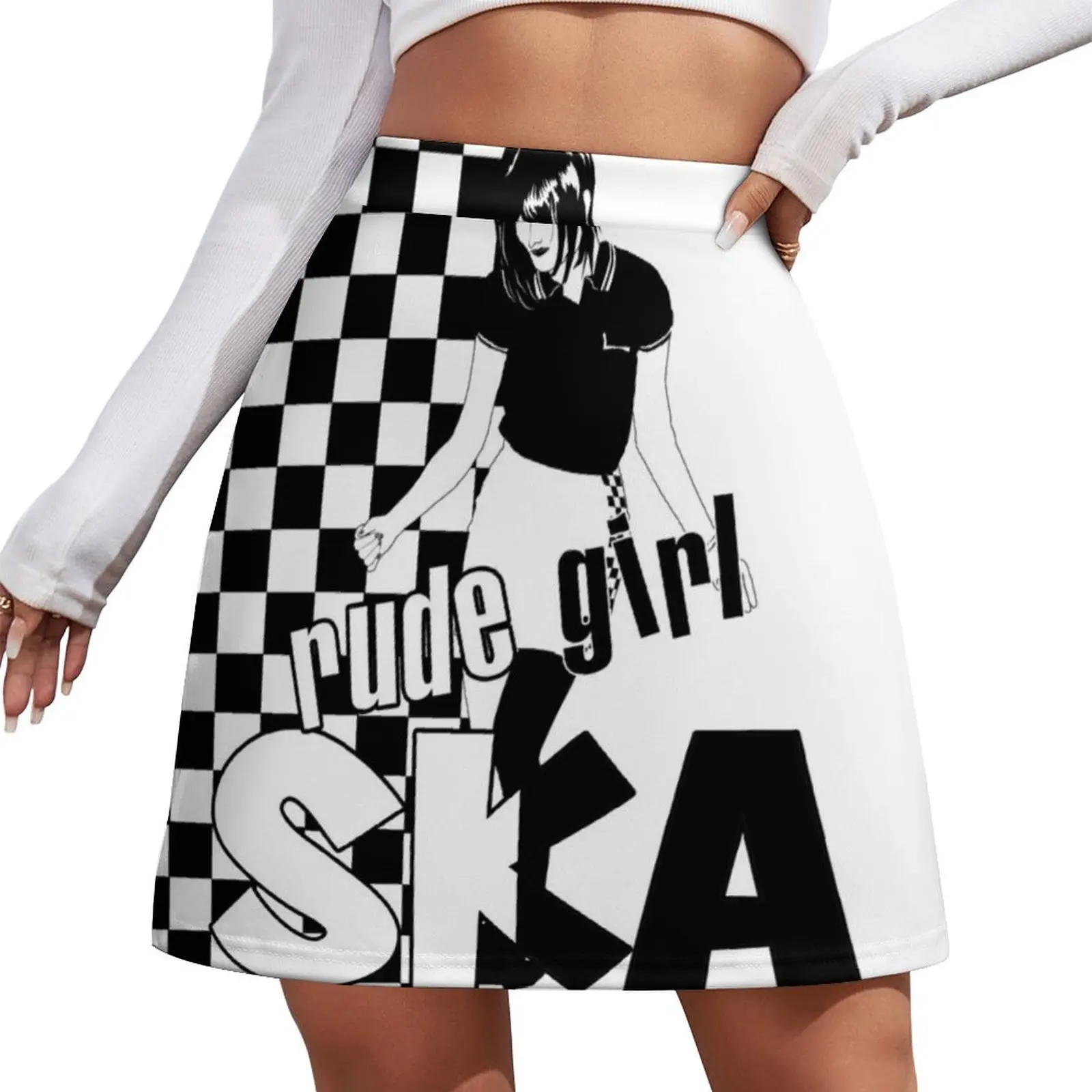 

Rude Girl SKA Mini Skirt Skort for women Short skirts midi skirt for women short skirts for women