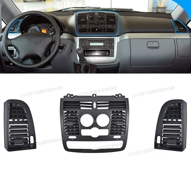

Left Right Central Air Vent Outlet Cover For Mercedes-Benz Vito Viano W636 W639 2004 2005 2006 2007 2008 2009 2010 2011-2015