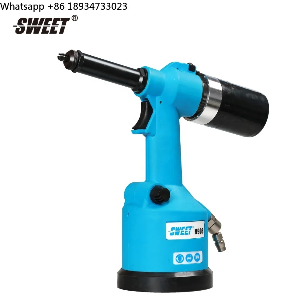 SWT-N908 air Rivet Tool  Heavy Duty Pneumatic Hydraulic  Insert Nut  for M4-M10 Hole(nosepiece Not Included)
