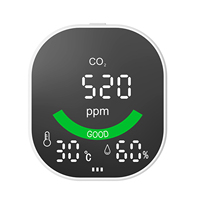 CO2-3 CO2 Monitor Mirror Air Quality Detection Carbon Dioxide Detector for Monitoring Temperature and Relative Humidity