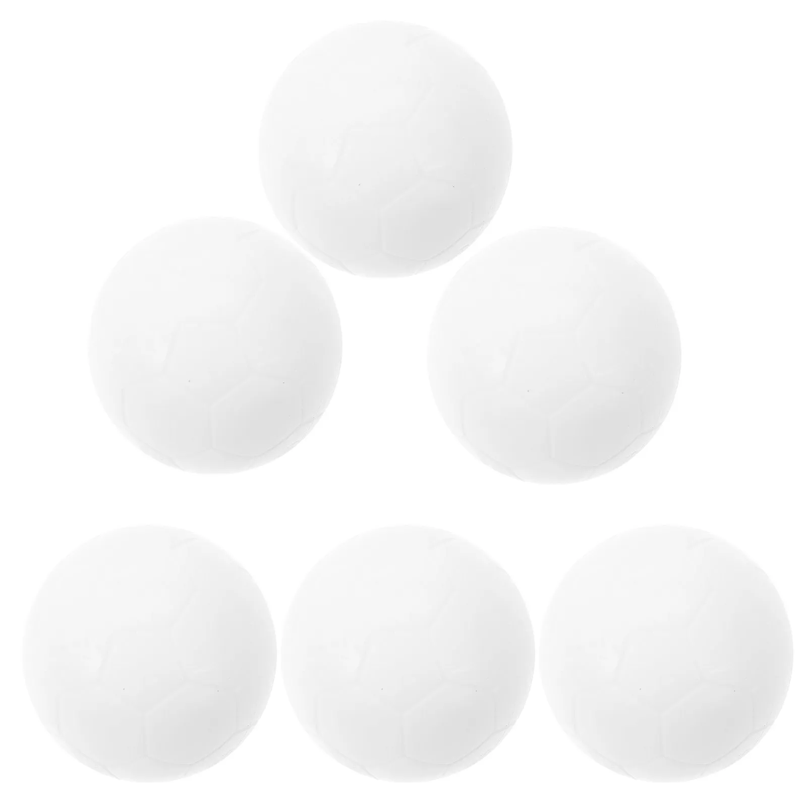

6Pcs Table Football Balls Foosball Table Replacement Parts Small Soccer Game Accessories Desktop Soccer Balls for Kids Adults