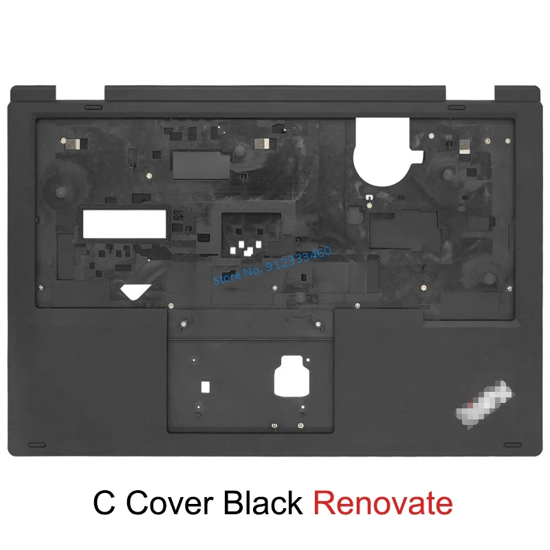 레노버 씽크패드 L380 L390 요가 S2 3 세대 노트북 LCD 후면 커버, 팜레스트 상단 하단 베이스 케이스, 블랙 A C D 커버, 신제품