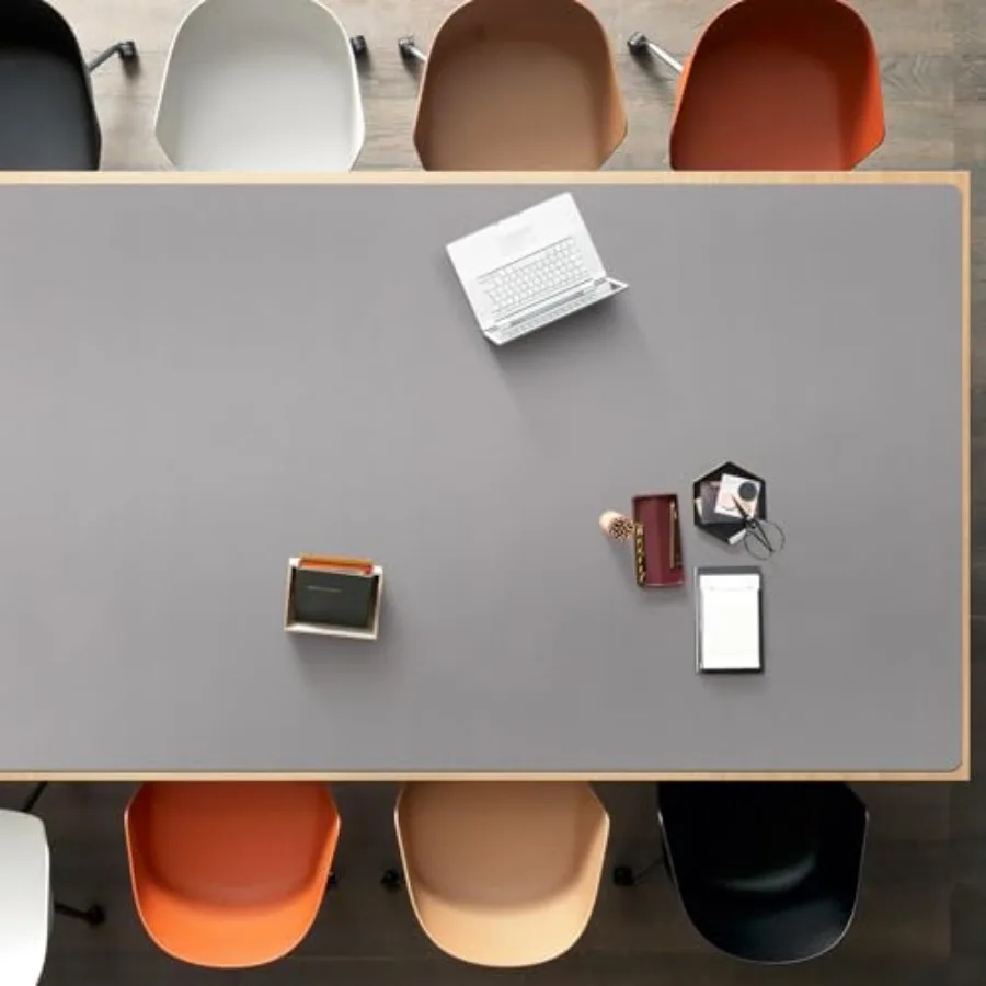 

Plastic Table Cover Protector, Waterproof Easy Flat PVC Desk Pad Mat, 1.5mm Thick Rectangle Vinyl Table Top Protector for Dinin