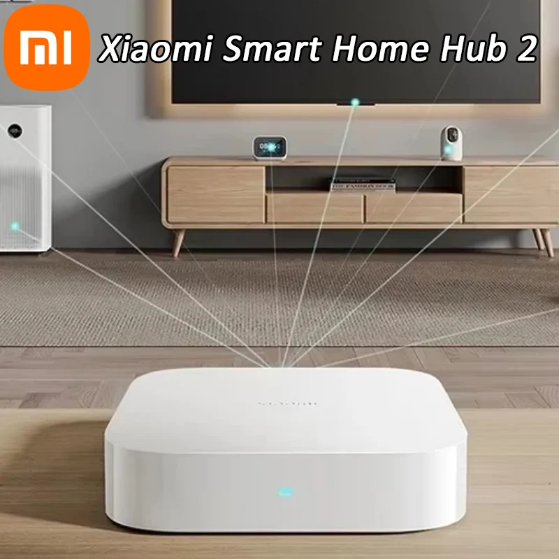 

Xiaomi Smart Home Hub 2 Dual Wi-Fi 5G RJ45 Порт Bluetooth Mesh Zigbee 3.0 Интеллектуальный концентратор Mijia Проводная сеть Шлюз Mijia