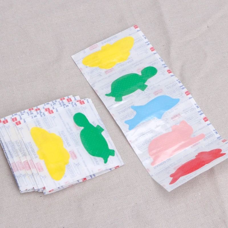 30pcs Animal Shape Cartoon Cute Waterproof Children's for Band-Aid Breathable Wound Patch Hemostatic Patch Hemostatic Ba