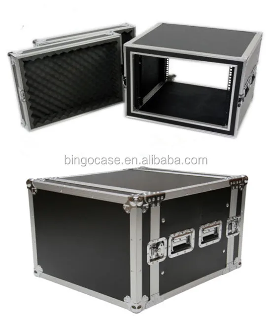 8U Shock Proof Rack Road Travel Flight Case