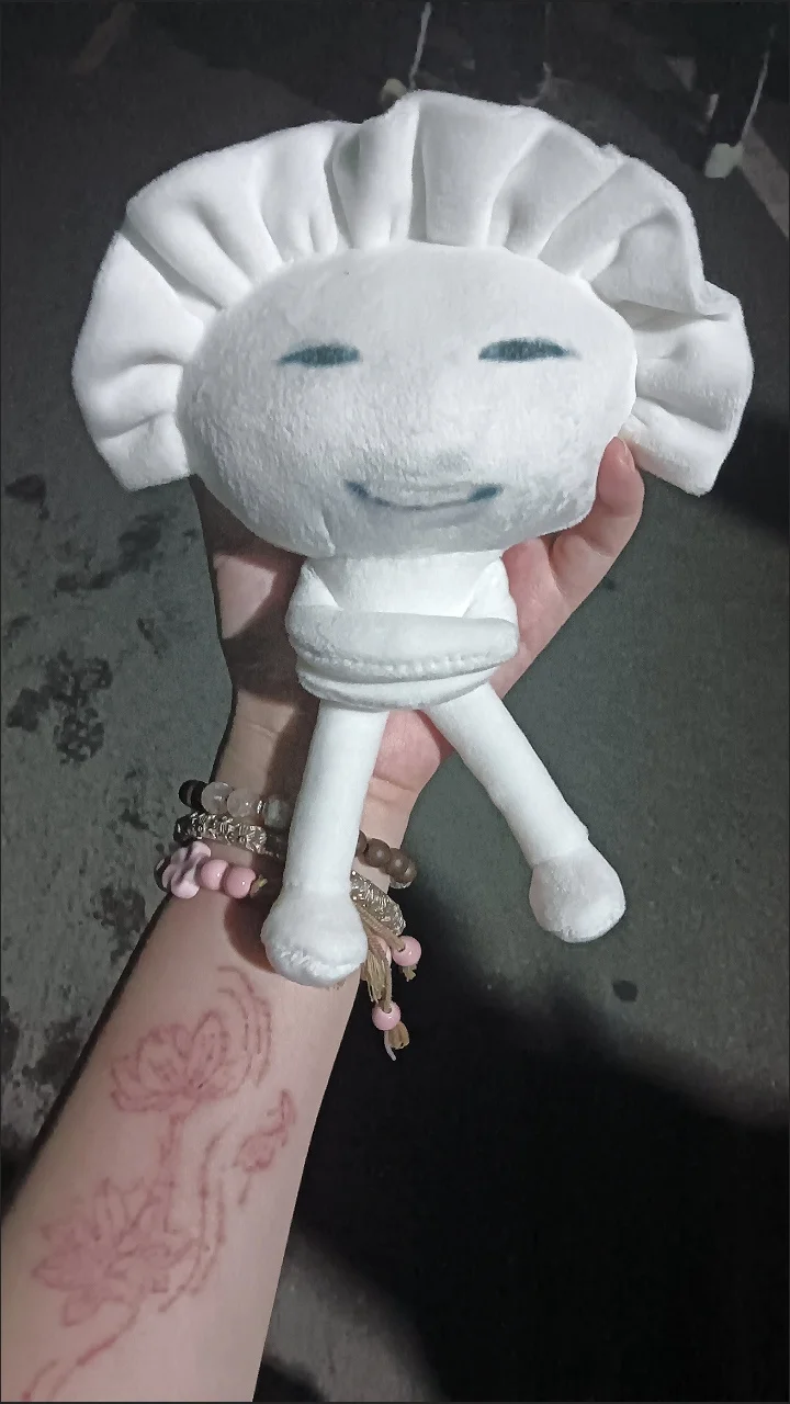 Lustiger Plüsch-Dumpling-Anhänger im JP-Stil von Meme Sakuya Gyozakura für Rucksack, Schlüsselanhänger, Deko, hängendes Ornament, Geschenke für Freunde – Detail 6
