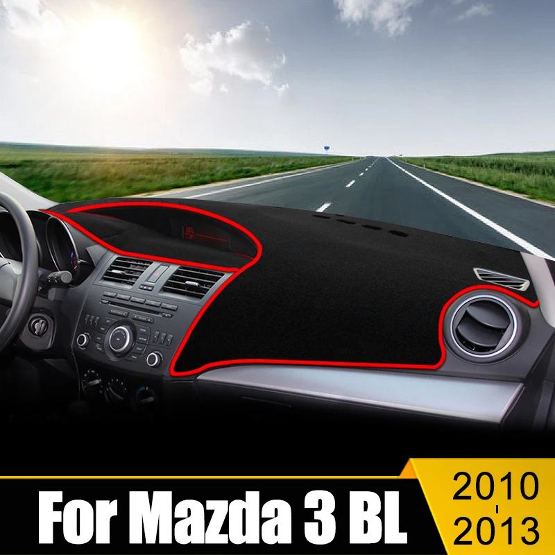 

For Mazda 3 BL 2010 2011 2012 2013 Car Dashboard Cover Avoid Light Pad Sun Shade Case Anti-UV Carpets Non-Slip Mat Accessories